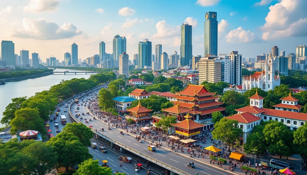 discover the unique geographical features of ho chi minh city, from its bustling rivers and urban landscapes to its lush greenery and coastal proximity. explore how these elements shape the vibrant culture and lifestyle of vietnam's largest city.