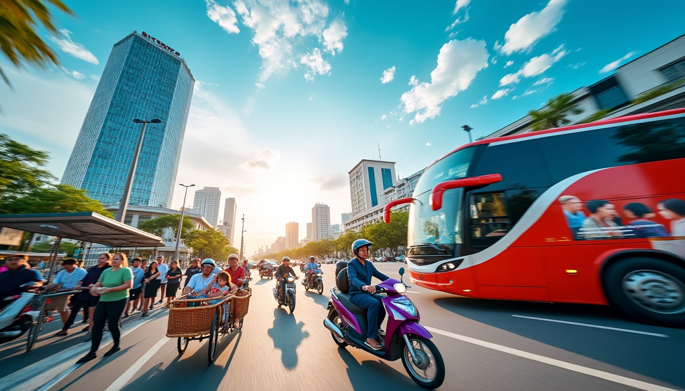 explore the efficient public transport system in ho chi minh city and learn about the various payment options available for a seamless travel experience in vietnam's bustling metropolis.