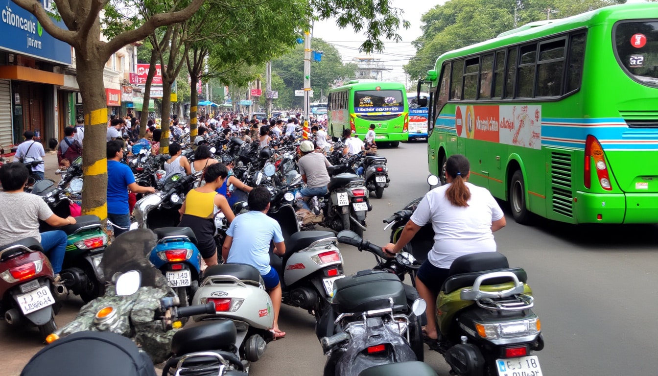 discover the efficient and affordable public transport options in ho chi minh city. from buses to motorbike taxis, navigate the bustling streets with ease while exploring the vibrant culture and attractions this dynamic city has to offer.