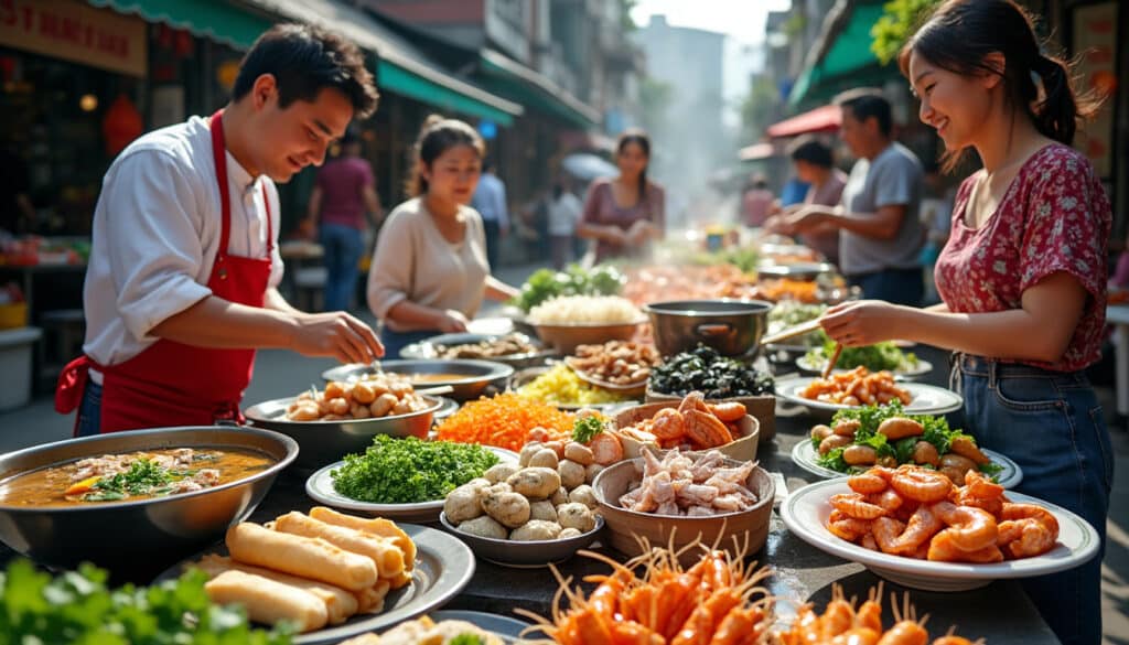 discover the vibrant culinary scene of ho chi minh city, where street food delights and traditional dishes come together. explore must-try local specialties, street vendors, and hidden gems that make this city a food lover's paradise.